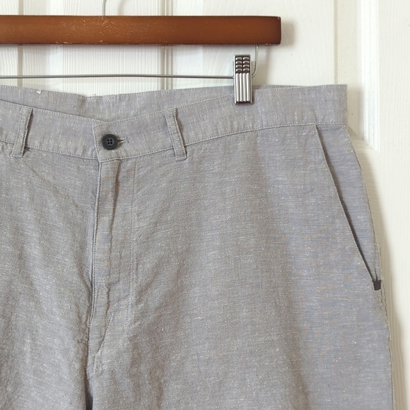 Patagonia Back Step Classic Lightweight Hemp & Organic Cotton Shorts Gray 38 - Picture 2 of 12
